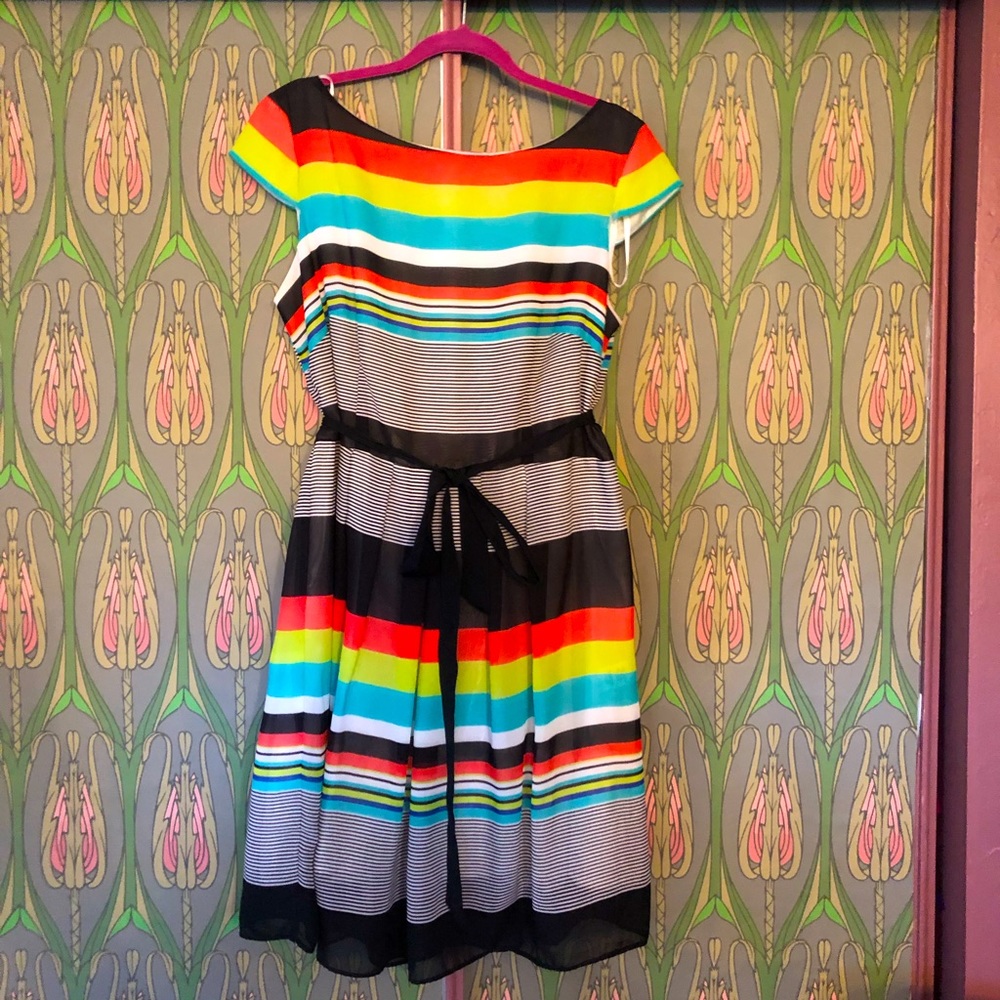 Striped Warm Weather event dress